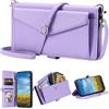 Tivenfezk Nadoli per Xiaomi Redmi Note 14 Pro 5G Crossbody Portafoglio Custodia,Borsa Borsetta con Spallina Slot per Schede Tasca Magnetico PU Pelle Flip Collo Cordino Cover