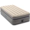 Intex 64162ND DuraBeam Prime Comfort Elevated Materasso Gonfiabile Singolo Fiber-Tech Pompa Elettrica 99x191x51 cm 136 Kg colore Grigio