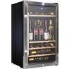 Nevada VD60SCSW Cantinetta Vino con Compressore Libera Installazione 60 Bottiglie 1 Zona 5-18°C 42 dB Classe G colore Nero