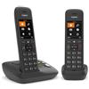 Gigaset C575A Duo Telefono analogico/DECT Identificatore di chiamata Nero (C575A
