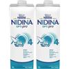 Nidina OPTIpro 4 Latte Liquido 2x1000 ml Soluzione orale