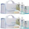 Chicco Baby Moments Beauty Maniglia Azzurro Bagno Delicato Corpo-Capelli Pelli Delicate 200 Ml + Crema Corpo 200Ml Acqua Di Colonia Smell 100Ml 2x1 St
