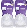 Avent Tettarella Natural 3,0 1M+ 2 Pezzi 2x1 St