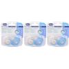 Chicco Succhietti Air in Silicone Colore Azzurro 2-6 Mesi 3x1 St