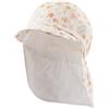 Sterntaler Schirmmütze Nackenschutz aus Baumwolle Bedruckt mit Blumen Cappello da Sole Bambine e Ragazze