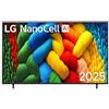 LG - NanoCell AI NANO80 55NANO80A3B TV 139,7 cm (55') 4K Ultra HD Smart TV Wi-Fi Nero