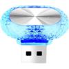 Generic LED wireless per auto, decorazione per auto, ovali a LED per interni, luce notturna, illuminazione ambientale wireless per tetto di casa, computer