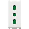 Biesse Presa elettrica bipasso 10A 16A compatibile Vimar Plana Biesse