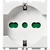Biesse Presa Schuko compatibile Vimar Plana bianca Biesse