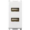 Biesse Presa USB doppia compatibile Vimar Plana Biesse
