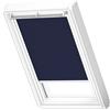 VELUX Tenda oscurante originale VELUX per finestra per tetti VELUX C02, blu scuro, guida bianca