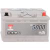 Yuasa YBX5115 SMF 12V 90Ah Argento Batteria auto ad alte prestazioni