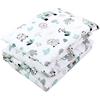 TupTam Set di piumoni per bambini TupTam con motivi decorativi: piumone per tutte le stagioni, copriletto, cuscino e federa, 2 pezzi; colore: verde zoo; dimensioni: 135x100 cm