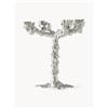 POLSPOTTEN Candelabro in metallo fatto a mano Drip - Argento