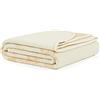LANEROSSI Coperta Matrimoniale Maxi Angelica, 100% Lana Vergine, 230x270, Bianco/Beige