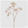 Gambo GYPSOPHILE Oro con Fiori Bianchi - EDG | Eleganza per la Tua Casa H68