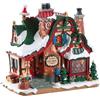 Lemax Casa di Babbo Natale illuminata The Claus Cottage
