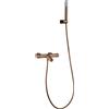 IMEX Rubinetteria IMEX - MONZA miscelatore vasca/doccia in ottone termostatico [oro rosa spazzolato] - BTM039-4ORC