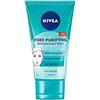 NIVEA PURIFY PORES Scrub giornaliero (150 ml), scrub viso purificante, previene i punti neri, scrub esfoliante con estratto naturale di magnolia e acido lattico