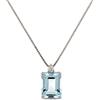 Promesse Gioielli Collana Donna Promesse Gioielli Acquamarina Diamanti PDVA9