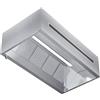 Ristotecno Cappa d'aspirazione a parete a flusso bilanciato. Prof. 110 - AISI 430 - 200x110x50H
