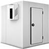 Cella refrigerata positiva con pavimento - Larghezza 174 cm - Altezza 214 cm - Profondità selezionabile - Motore optional - 174x194x214H - CON motore NXR114