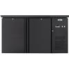 Retro banco bar refrigerato ventilato - 2 porte - 280 litri - G-DC210