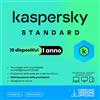 Kaspersky Standard (ex Kaspersky Anti-Virus) 10 Dispositivi - 1 Anno - Windows Mac Android iOs