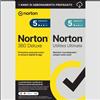 Norton 360 Deluxe + Utilities Ultimate - 5 Dispositivi - 1 Anno - Win/Mac/iOS - Licenza ESD