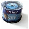 NONE Verbatim Vinile digitale AZO CD-R Dischi CD musicali Dischi CDR vuoti 80min 700MB 52X 50 Pz/pacco Cinque colori