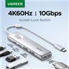 UGREEN USB C Docking Station 13 in 1 4K triplo Display Dual HDMI 10gbps USB C HUB 100W PD SD/TF per MacBook Pro Air Dell XPS