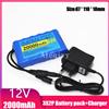 Aleaivy Batteria al litio ricaricabile super portatile 12V 20000mAh per altoparlanti strumentazione CCTV Monitoraggio dell'illuminazione 12V + caricabatterie 1A