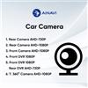 Ainavi Telecamera Multimediale per Auto Ainavi, Telecamere a 360°, Telecamera Posteriore, Telecamera Grandangolare, Dashcam HD AHD 1080P 720P, Registratore di Guida DVR, ADAS