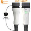 feyree Caricatore EV Feyree Tipo 2 con Funzione One-Touch Stop, Presa di Ricarica 16A 32A per Stazione di Ricarica Auto Elettrica