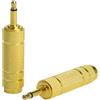 WEFAWAN Adattatore Jack Audio 3,5mm 6,35mm da 6,5 Maschio a 3,5 Femmina / da 3,5 Maschio a 6,35 Femmina, Connettore Maschio Femmina per Elettronica di Consumo