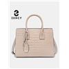 Zency Borsa tote da donna con temperamento kaki nero Borse eleganti con manico superiore Borsa in vera pelle di marca di lusso Borsa regalo per la mamma