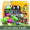 SHI JI YI GAO Set di Giocattoli Plants Vs Zombies Senza Scatola, Peashooter, Cannone al Cocco, Giocattoli Economici, Modelli di Personaggi del Gioco Originale, Regalo per Adolescenti