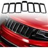 MagicKit 7 Pz/set per Jeep Grand Cherokee Griglia Anteriore Inserto 2014 2015 2016 Anello di Rivestimento Telaio Nero Grigio Cromato
