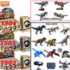 Blokees Jurassic World Dinosauri TL01 1/35 Tyrannosaurus Velociraptor Rex Modellini di Animali Realistici Action Figure Giocattoli