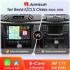 Junsun CarPlay Android Autoradio Per Mercedes Benz Classe E W211 E300 2002-2010 Multimediale Bluetooth Per Apple GPS Navi RDS Wifi