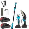 DWiusty Brushless 3500W Motosega Elettrica Telescopica Palo 3 IN 1 Potatore Branello Alto Sega Giardino Albero Strumento di Potatura Per Makita Batteria