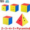 NONE MOYU MeiLong 2x2 3x3 4x4 5x5 6x6 7x7 Cubi magici Piramide Cubo senza adesivo Velocità Magico Cubo Puzzle educativo Giocattoli per bambini 브