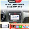 Hizpo Sistemi intelligenti per auto da 7 pollici per FIAT Grande Punto Linea 2007-2012 Android All-in-one Radio Lettore multimediale GPS Carplay