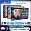 ESSGOO Autoradio Universale ESSGOO 7"/9"/10.1" Android15 4+64 GB 2 DIN CarPlay Wireless Navigazione GPS Bluetooth RDS FM WiFi Touchscreen Android Auto Controlli al Volante Mirror Link