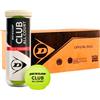 Dunlop Club Palline per Tutti i Campi | Barattoli da 3 Palline | Confezioni o Cassettone Completo | Elevata durata per tutte le superfici