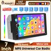 podofo Autoradio Podofo 7'' 1 Din, Lettore MP5, Mirror Link Cablato, Schermo Touch HD, Lettore Multimediale, Bluetooth, FM, EQ, Stereo per Auto