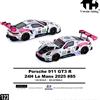 MAKEDA Trends Hobby 1/64 Porsche 911 GT3 R 2025 LeMans 24H LMGT3 Modellino Auto da Corsa con Ruote Libere, Collezione Diecast, Regalo