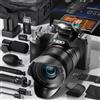 NBD Fotocamera Digitale NBD S210F per Fotografia 5K&64MP con Zoom Ottico 16X, WiFi e Controllo App, Videocamera per Vlogging con Schermo da 3 Pollici, Regalo YouTube per Ragazze e Ragazzi
