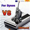 Ddadache Batteria da 9800mAh 21.6V per Dyson V8, batteria ricaricabile agli ioni di litio per aspirapolvere Dyson V8 Absolute/Fluffy/Animal 18650