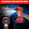 NONE Avvitatore a impulsi senza fili brushless da 21V, 450 N.m, attacco da 1/2 pollice, massima coppia, 2200 RPM, con batteria al litio da 1.5Ah e caricabatterie, set di 14 bussole a impulsi, 12 punte per